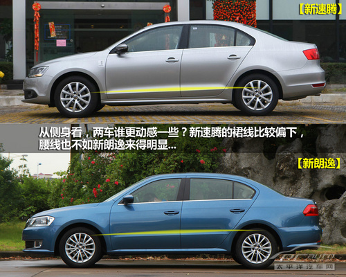 大众新速腾VS新朗逸 只有2万元的差距