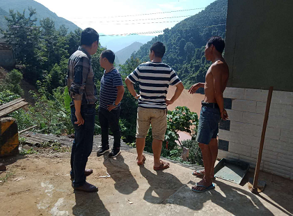 绿春县大黑山镇积极做好防风防雨工作 绿春县大黑山镇积极做好防风防雨工作