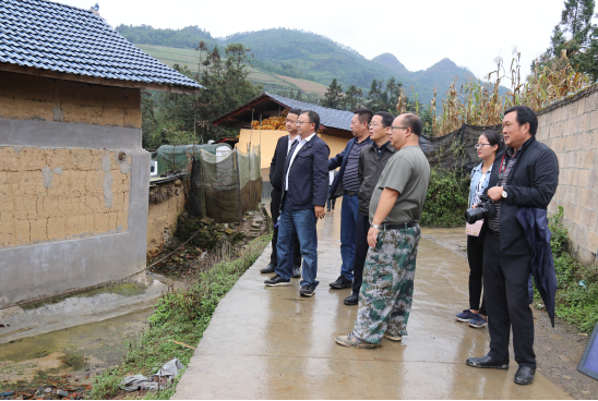 县委书记苏畅赴屏边和平镇就易地扶贫搬迁、农危改督查调研工作