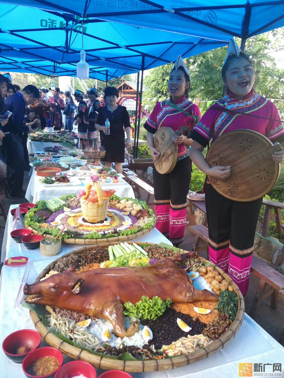 红河县第二届哈尼梯田美食大赛吸人眼引人涎 红河县第二届哈尼梯田美食大赛吸人眼引人涎