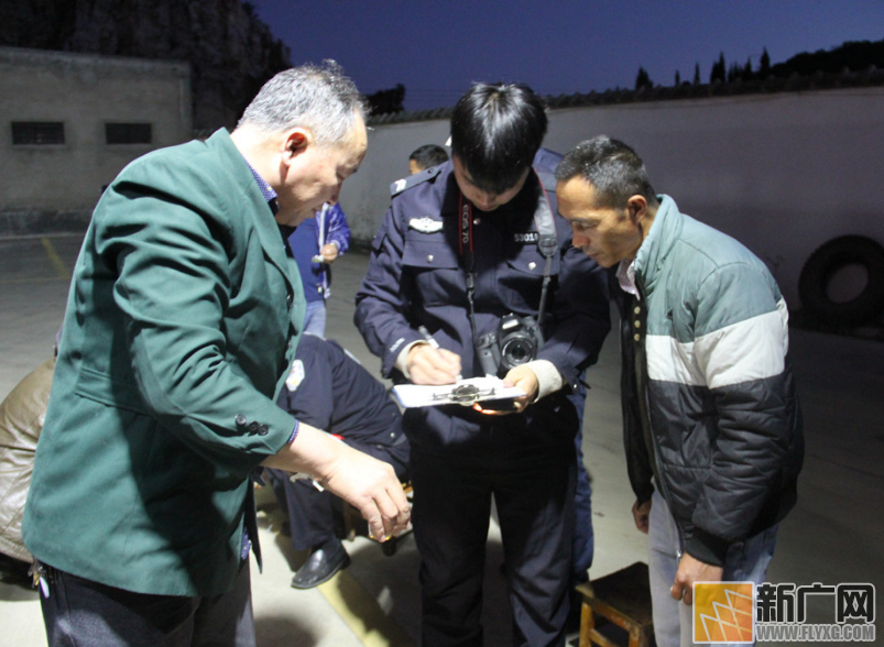 泸西县公安局交警大队联合禁毒大队开展重点驾驶人吸毒检测排查工作