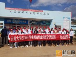 云南大学学生就业创业训练营师生到开远实践学习