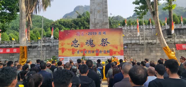 国善·2019清明忠魂祭活动在河口南溪烈士陵园举行