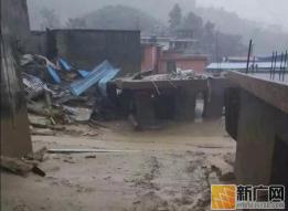 云南金平：金水河镇南科村委会联防村发生山洪灾害