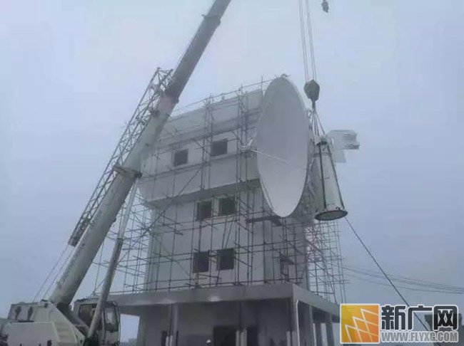 红河原来是云南最大雷达盲区 新一代天气雷达吊装成功
