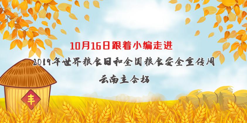 走进2019年世界粮食日和全国粮食安全宣传周云南省主会场