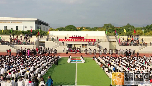 开远一中、开远实验中学隆重举行2019年冬季校园运动会