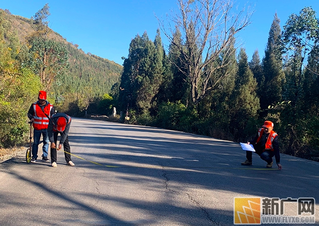 弥勒公路分局全面调查道路病害