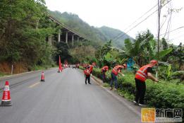 河口公路分局开展“爱绿护绿齐行动”主题党日活动