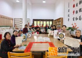 红河县驻开远市自管会开展书画手工主题活动
