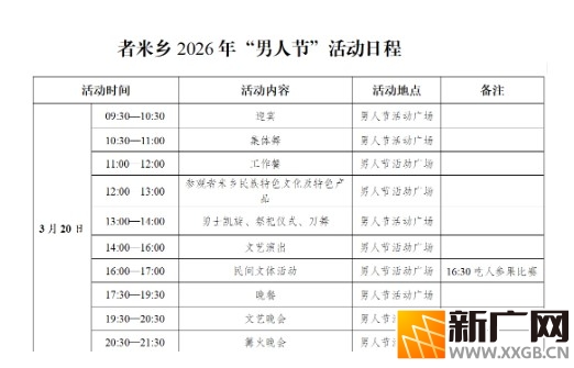 红河州金平者米乡传统男人节即将盛大开启