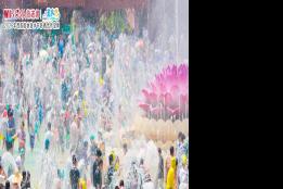 聚焦敏感肌防晒需求，薇诺娜防晒CP惊艳西双版纳泼水节