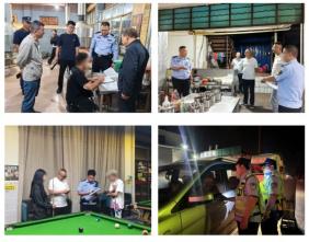 金马：联合多部门开展社会面集中清查整治行动