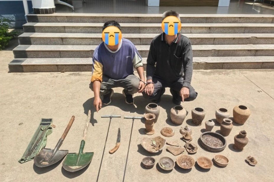 弥勒新哨镇:现实版 “盗墓笔记” 上演,盗墓贼落网 弥勒新哨镇:现实版 “盗墓笔记” 上演,盗墓贼落网