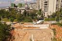 建水龙窑生态城地库路段修复完成七成，预计15天后完工恢复通行