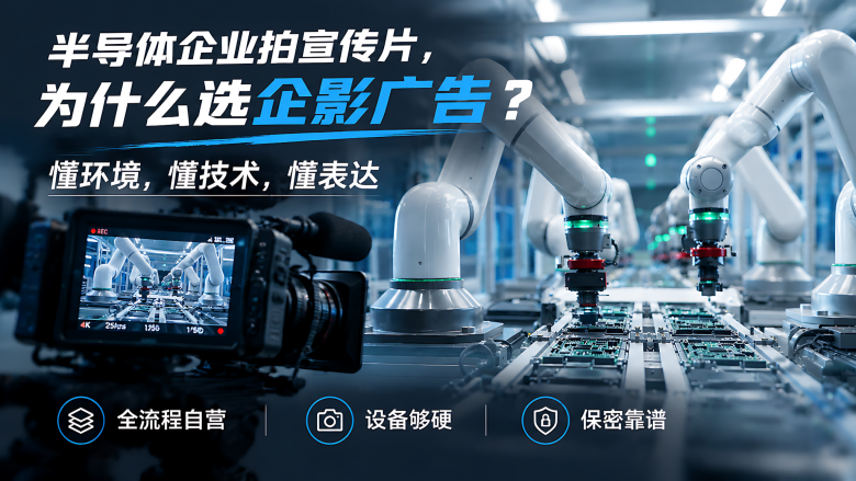 企影广告，半导体工厂服务专家：把纳米级的硬核技术拍成视觉爆点